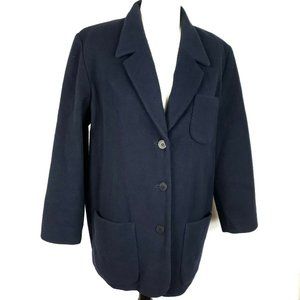 Vintage Pendleton Womens Large Dark Blue 100% Pure